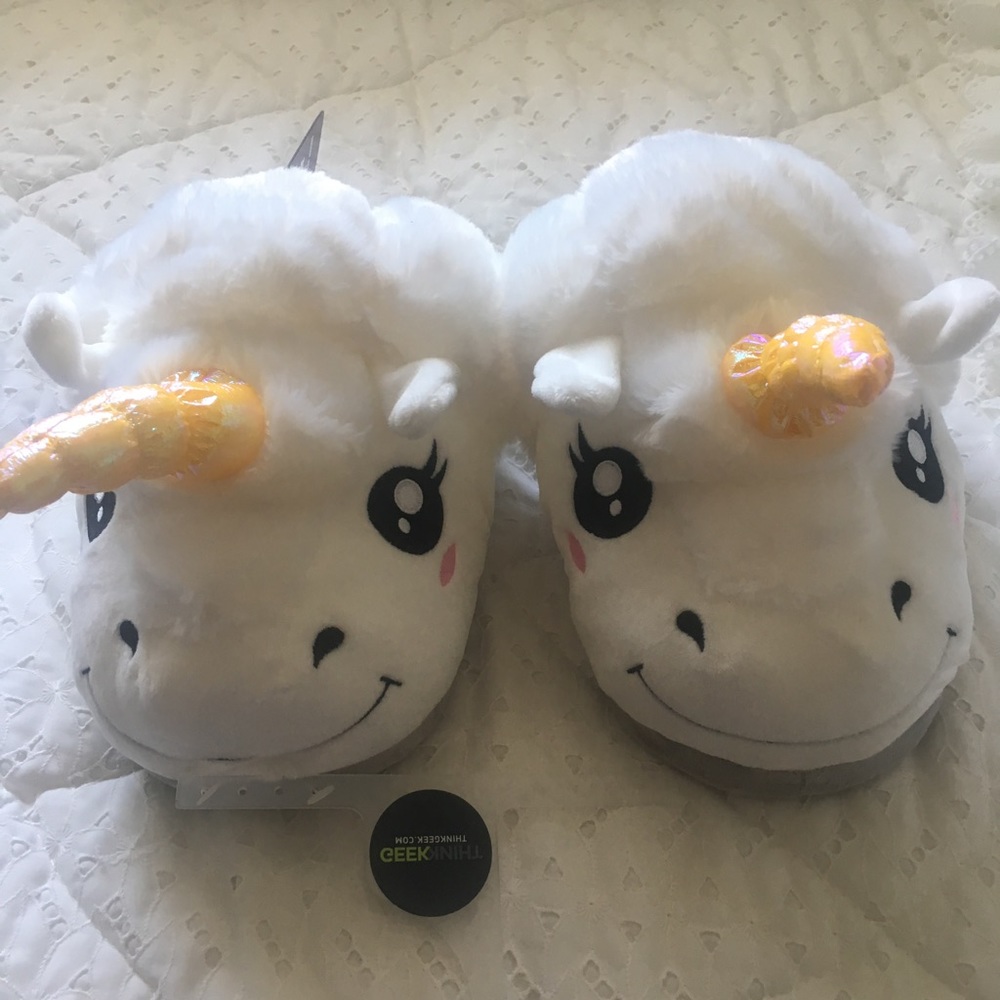 Unicorn slippers
